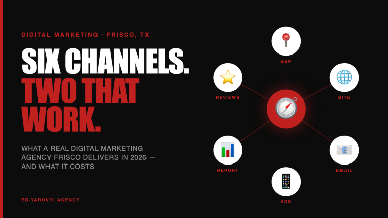 Digital Marketing Agency Frisco: 2026 Pricing and Channels