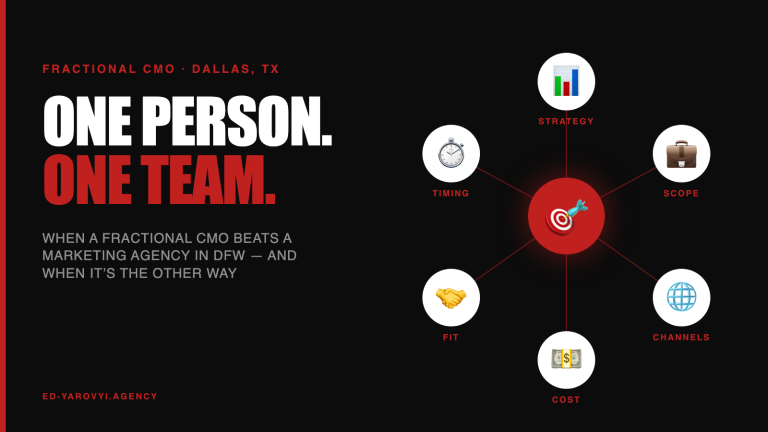 Fractional CMO vs Agency: When Each Makes Sense in 2026