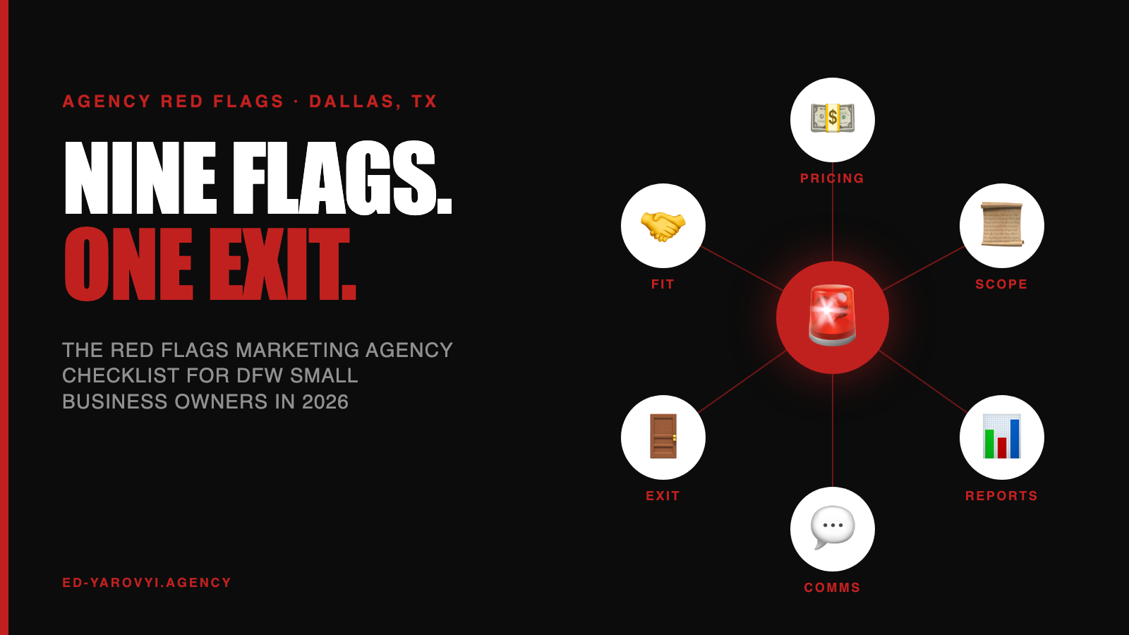 Red Flags Marketing Agency: 9 Patterns That Cost Money