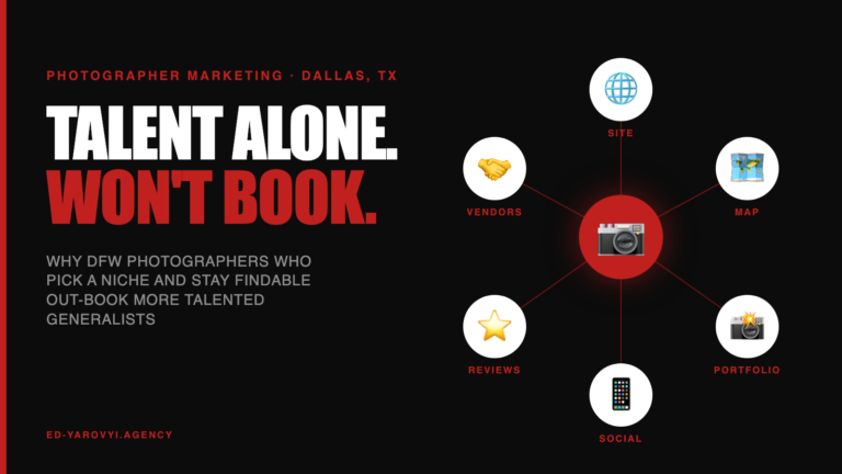Photographer Marketing Dallas: How to Book Clients 2026