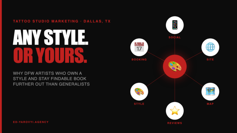Tattoo Studio Marketing Dallas: How Artists Stay Booked